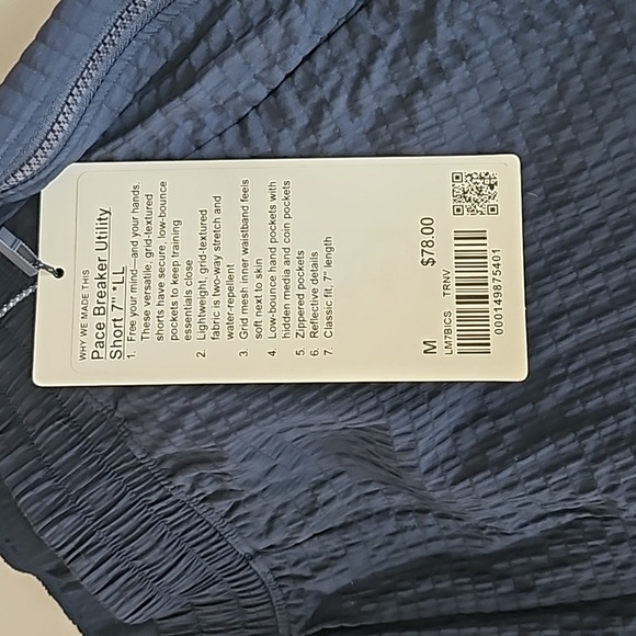 Men's Lululemon Pace Breaker Utility Shorts - Picture 3 of 7